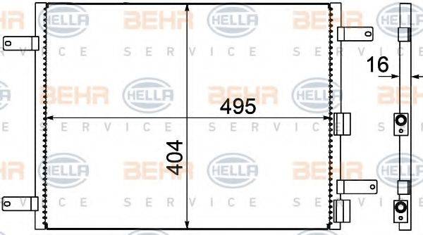 BEHR HELLA SERVICE 8FC 351 305-021