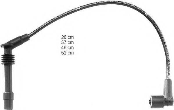 OPEL 16 12 608 Комплект дротів запалювання