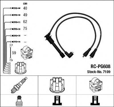 NGK 3 395 Комплект дротів запалювання