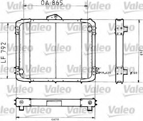 VALEO 34648 Радіатор, охолодження двигуна