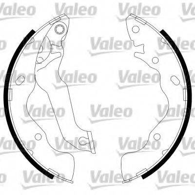 VALEO K358 Комплект гальмівних колодок