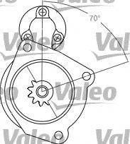 VALEO 458200 Стартер
