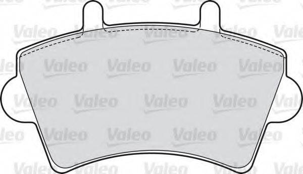 VALEO 301537 Комплект гальмівних колодок, дискове гальмо