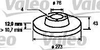 LUCAS ELECTRICAL DF1203 гальмівний диск