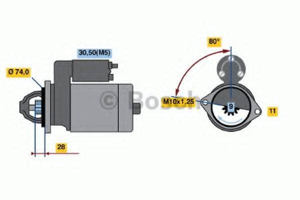 BOSCH 2155 Стартер