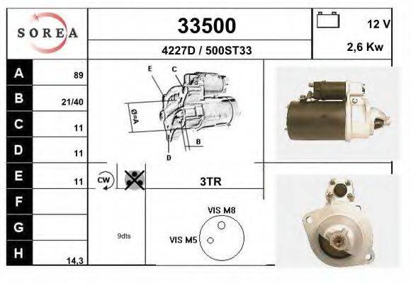 EAI 33500 Стартер