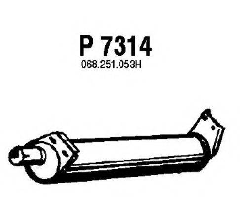 FENNO 7314 Глушник вихлопних газів кінцевий
