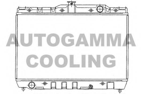 AUTOGAMMA 101001 Радіатор, охолодження двигуна