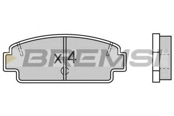 BREMSI BP2492