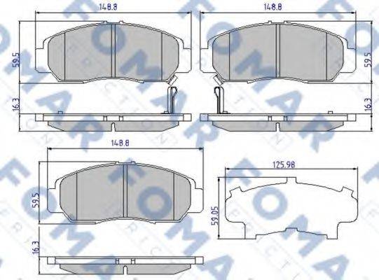 FOMAR FRICTION FO 910881