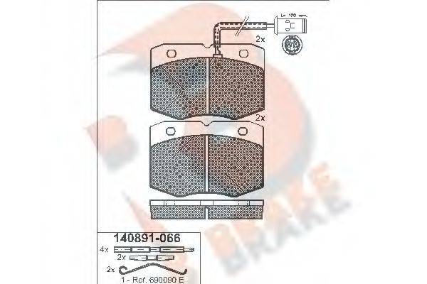 R BRAKE RB0891