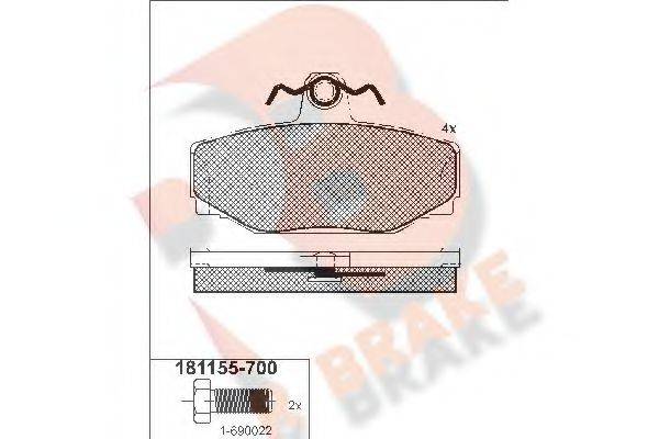 R BRAKE RB1155-700