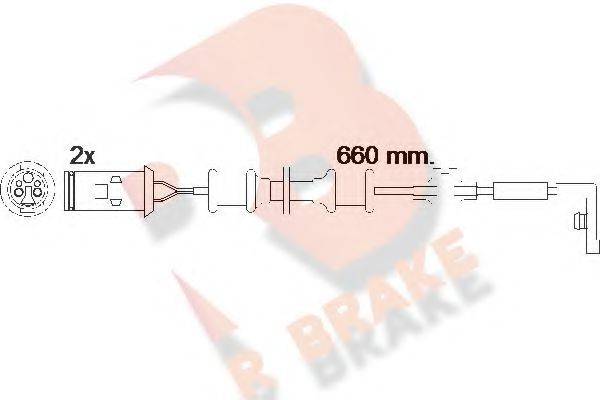 R BRAKE 610447RB